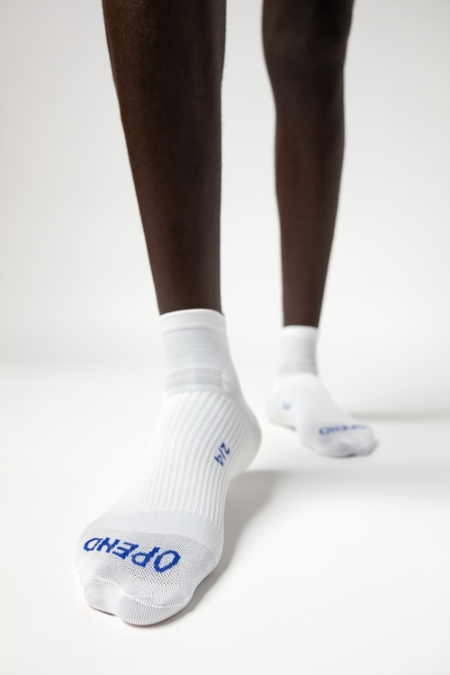 OPEND Socks 2/4 2.0 Signature White- sport socks - 02