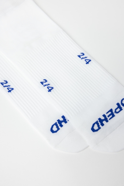 OPEND Socks 2/4 2.0 Signature White- sport socks - 05