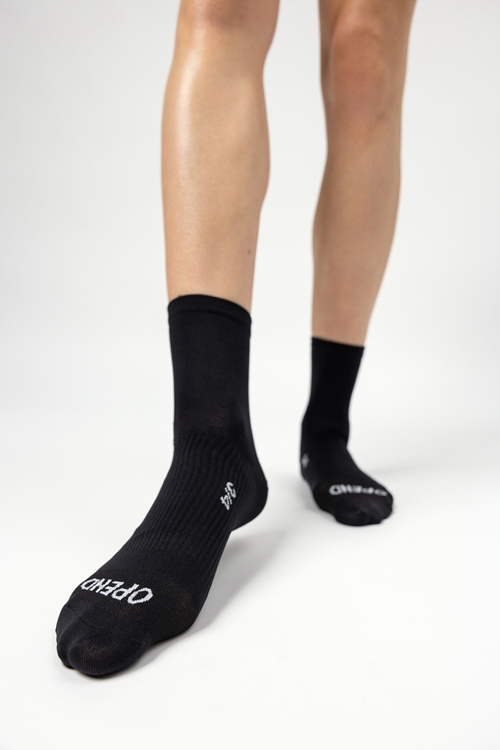OPEND Socks 3/4 2.0 Black on Black- sport socks - 03