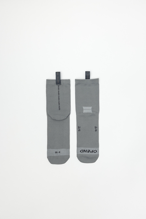 OPEND Socks 3/4 2.0 Community Grey- sport socks - 01