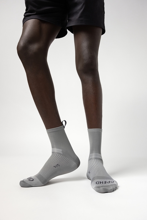 OPEND Socks 3/4 2.0 Community Grey- sport socks - 03